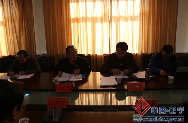 省建设厅督查正宁县新型城镇化试点工作