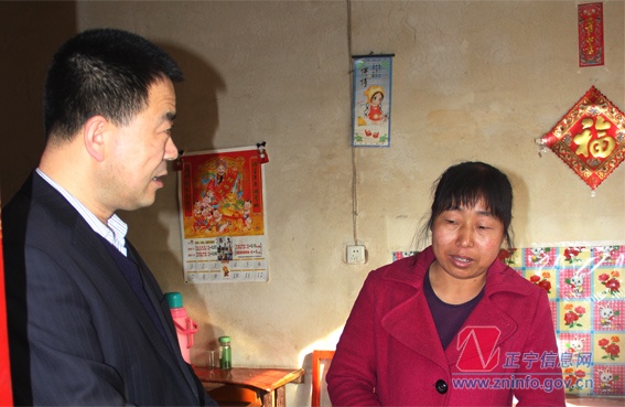 张龙杰看望慰问困难群众