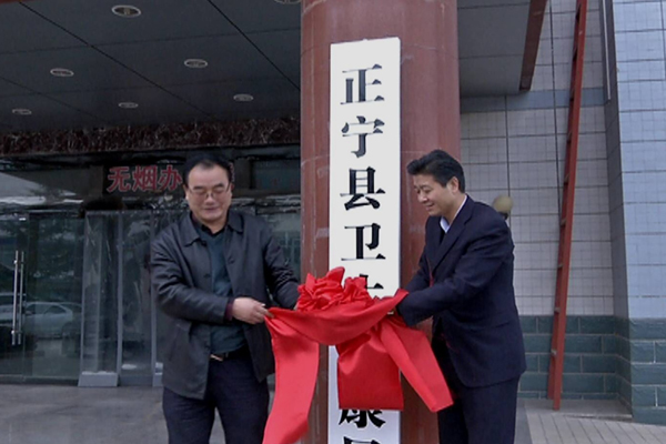 正宁县举行新组建机构集中挂牌仪式