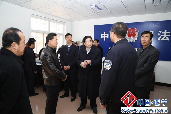 梁世刚督查正宁县司法行政工作
