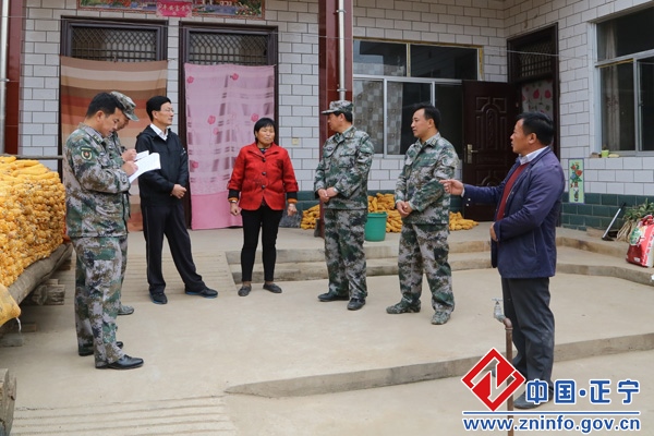 20161013073050562.jpg 省军区后勤部部长楚万明到西坡镇调研双联扶贫工作