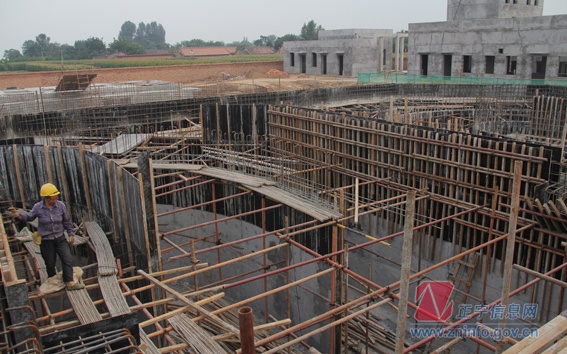 张龙杰等县上领导督查县城重点项目建设