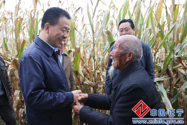 张龙杰看望慰问高龄老人