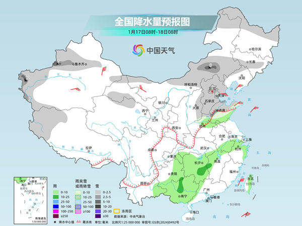 中东部多地将现冷暖大逆转 明起雨雪天气逐渐增多