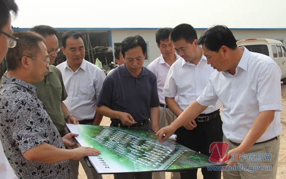 张龙杰等县上领导督查县城重点项目建设