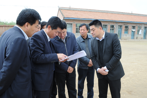 蔡文辉调研乡镇项目建设情况