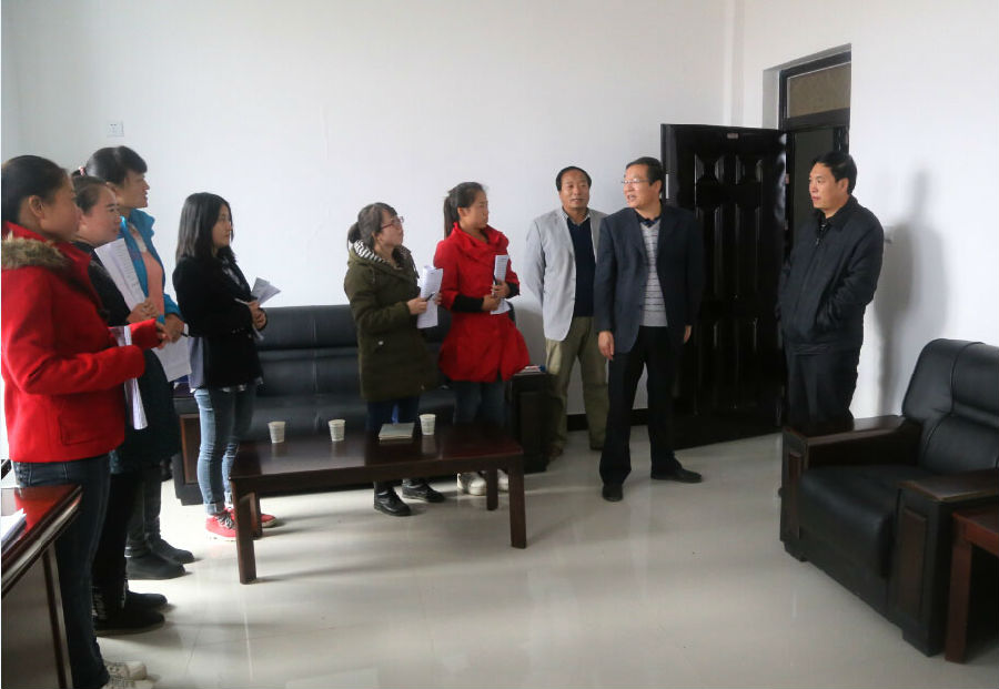 蔡文辉 李元庆督查县城重点项目建设