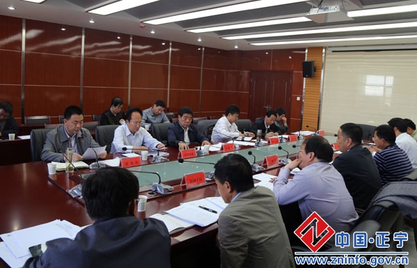 付振伟一行来我县调研督查正宁电厂项目推进情况