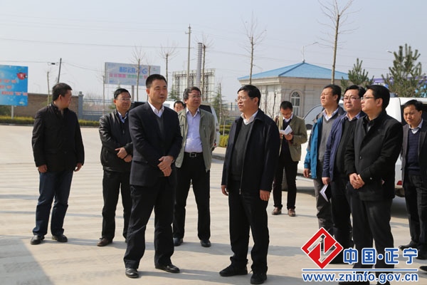 钱建华来正宁县督查第一季度经济工作