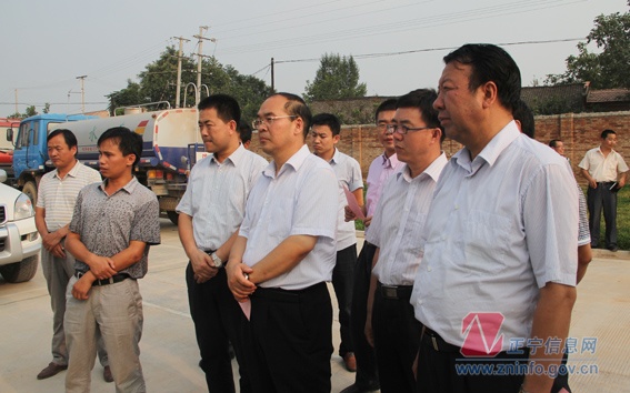 省发改委副主任贠振荣来正宁督查核桃峪矿井建设工作