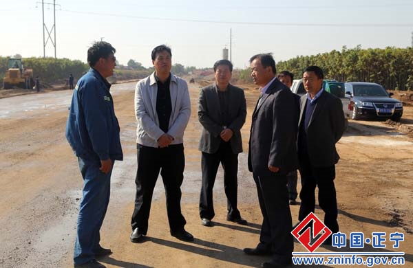 蔡文辉督查县城重点项目建设及棚户区改造情况