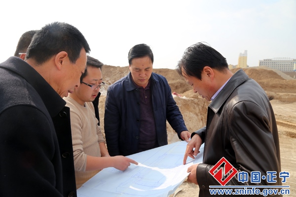 蔡文辉督查县城重点项目建设情况