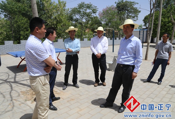 张龙杰督查全县上半年重点工作