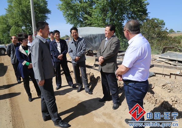 市人大常委会副主任王尧一行来我县督查重点工作及重大项目建设情况