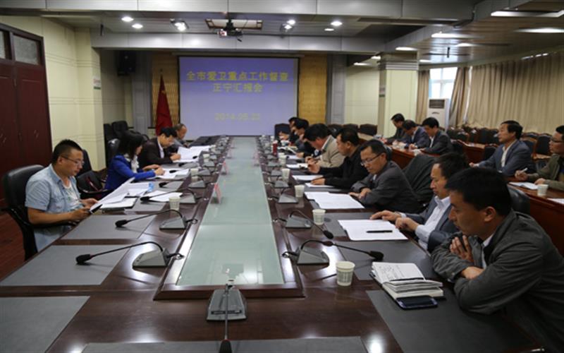 市爱卫办督导检查正宁爱卫重点工作进展情况