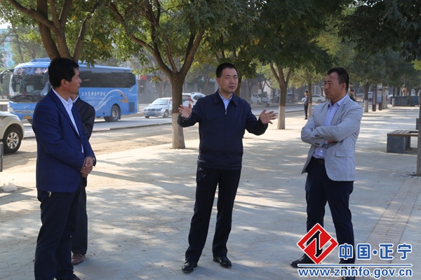 张龙杰督查县城建设工作