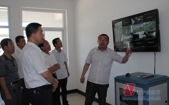 张龙杰督查全县水利项目建设和防汛工作