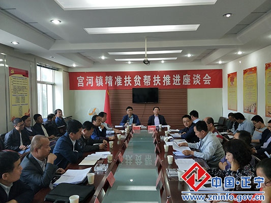 宫河镇召开精准扶贫帮扶推进座谈会