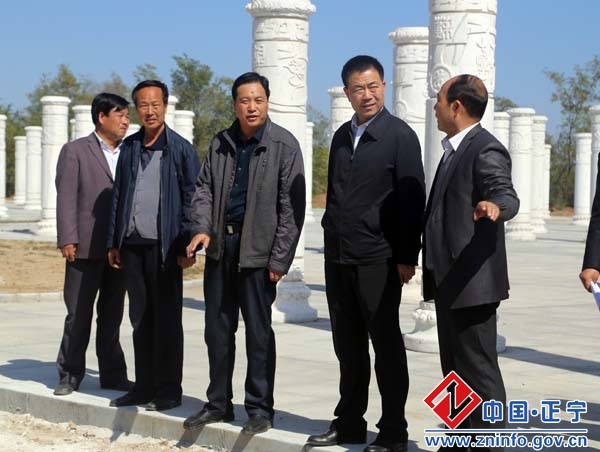 9.jpg 张龙杰督查我县黄帝文化旅游景区建设情况