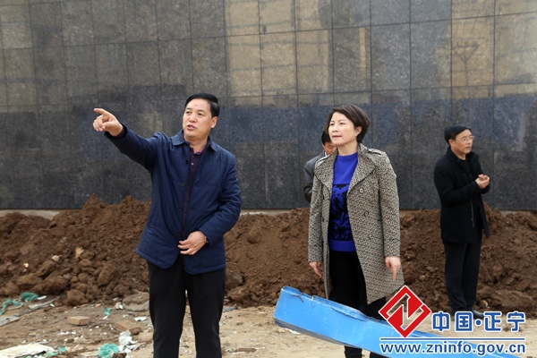 蔡文辉督查县城重点项目建设情况