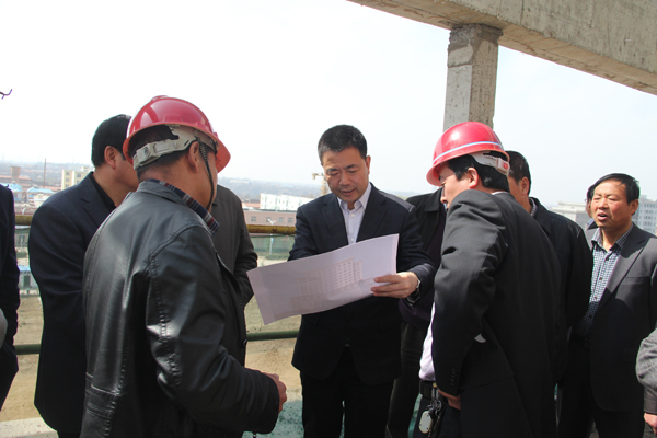 张龙杰督查县城重点项目建设