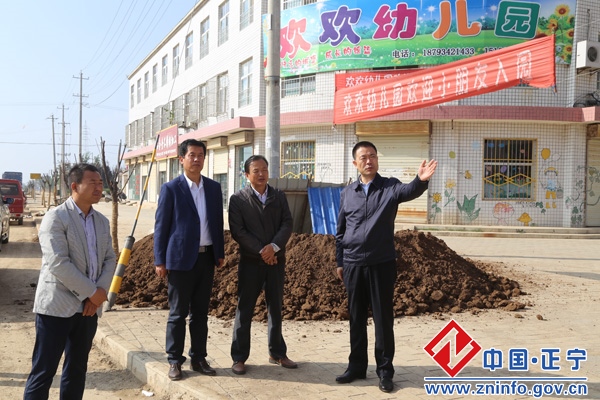 张龙杰督查县城建设工作