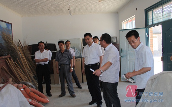 张龙杰督查全县水利项目建设和防汛工作