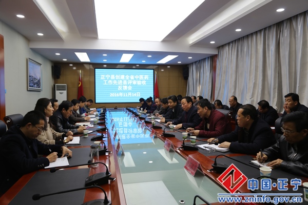 正宁县创建甘肃省中医药工作先进县评审验收工作顺利完成