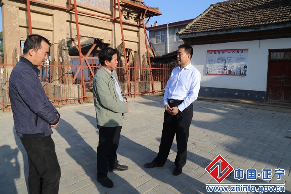 张龙杰督查全县文化旅游项目建设工作