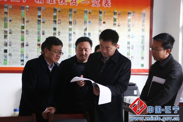 张龙杰调研督查南片乡镇省定贫困村精准扶贫工作