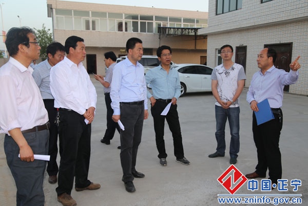 张龙杰督查全县上半年重点工作