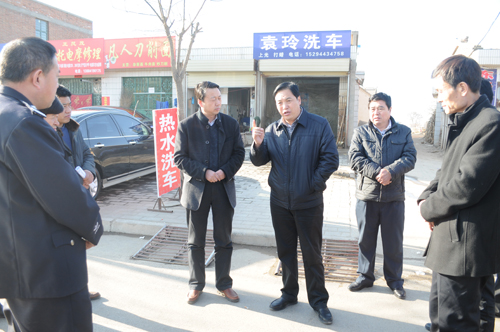 蔡文辉督查全县道路交通安全及第二次“清剿”火患战役工作