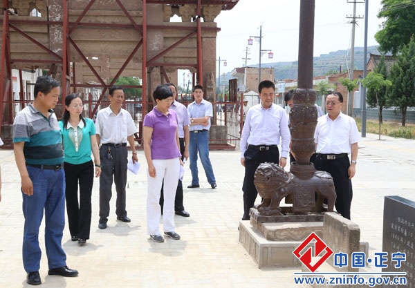 省文物局局长马玉萍督查正宁县文物安全管理工作