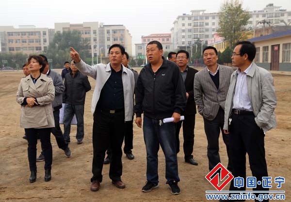 蔡文辉督查县城棚户区改造工作