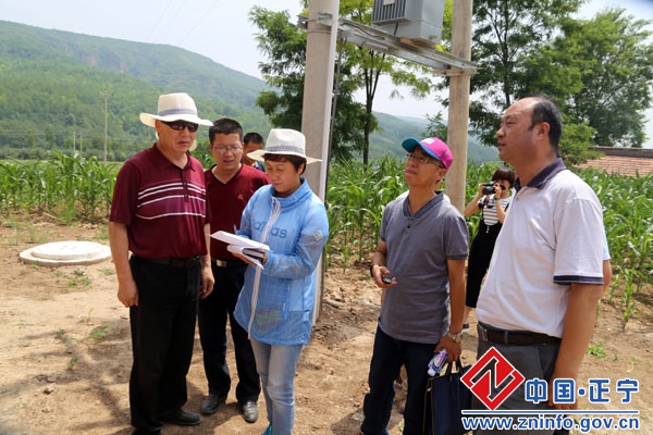 省绩效考评工作组考评督查正宁县农业综合开发工作