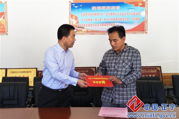 张龙杰教师节前看望慰问教师