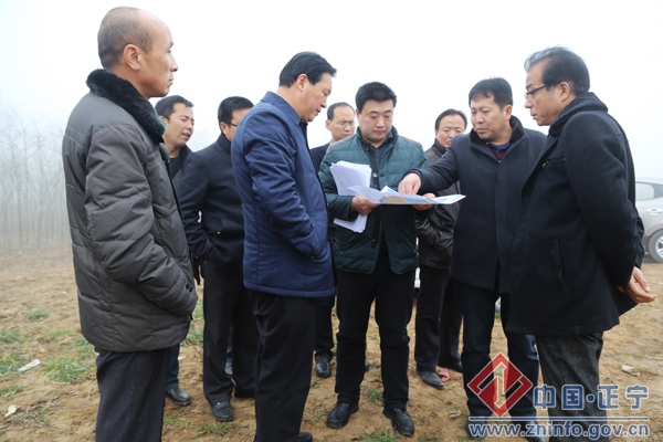 蔡文辉现场踏勘城乡建设项目