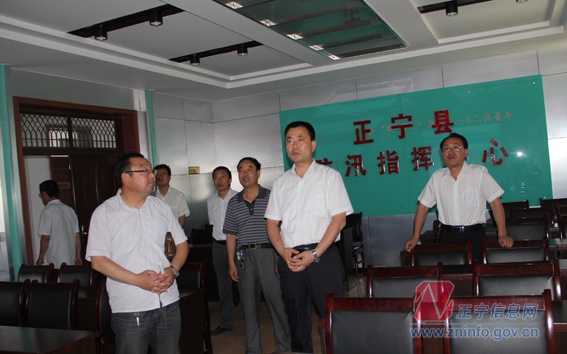 张龙杰督查全县水利项目建设和防汛工作