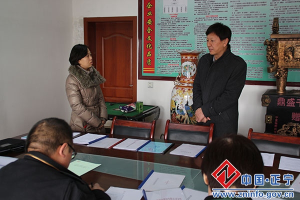 市安委办督查组督查我县全国“两会”期间 安全生产工作