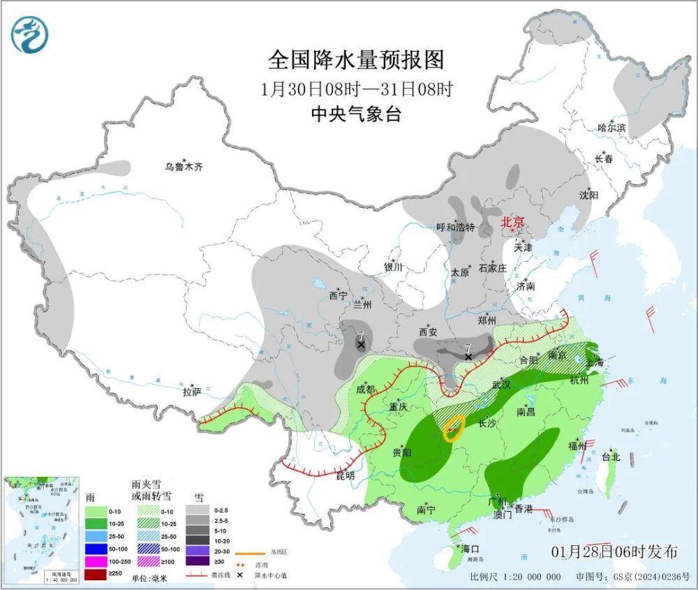 大雪暴雪!冻雨!大范围雨雪降温天气将“上线”!