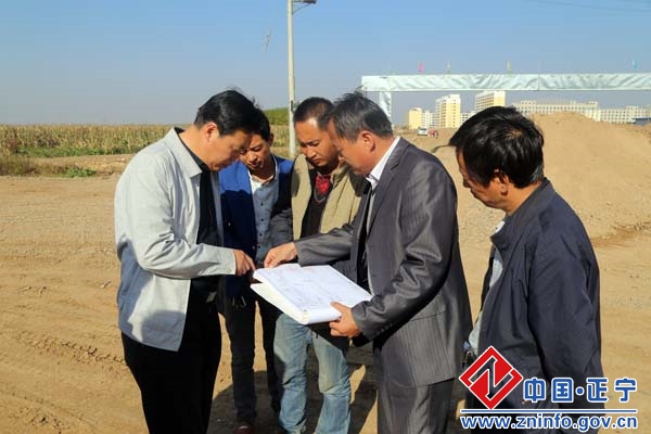 蔡文辉督查县城重点项目建设及棚户区改造情况