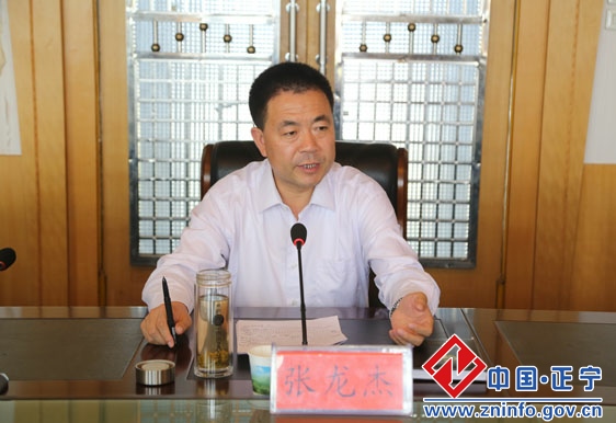 张龙杰主持召开全县重大项目推进会议