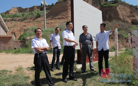 张龙杰督查全县水利项目建设和防汛工作