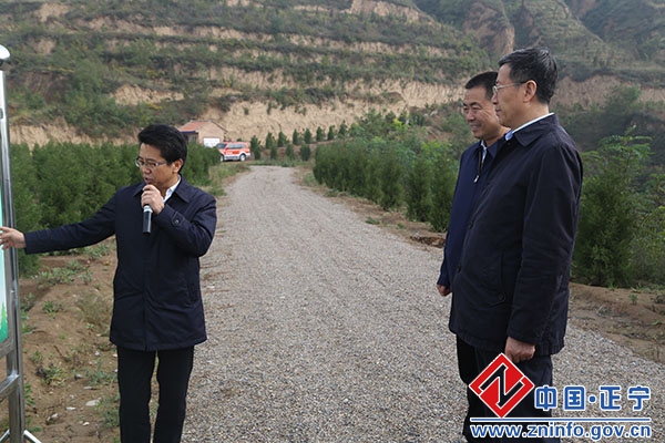 朱涛来正宁县调研督查时强调：以生态文明建设推动县域经济持续健康发展