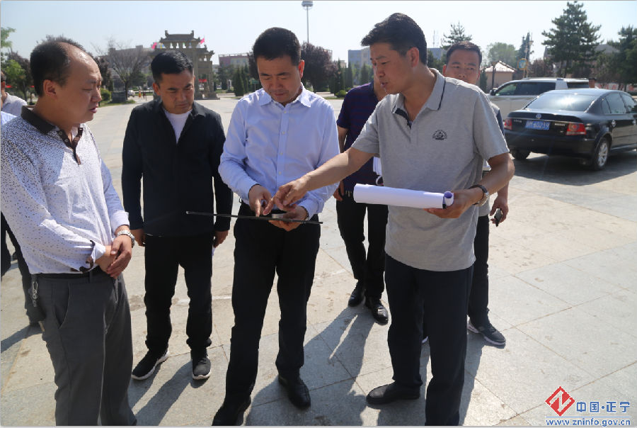 张龙杰调研教育卫生系统项目建设情况