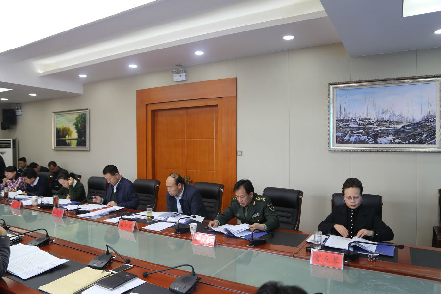 张龙杰主持召开县政府十七届第11次常务会议