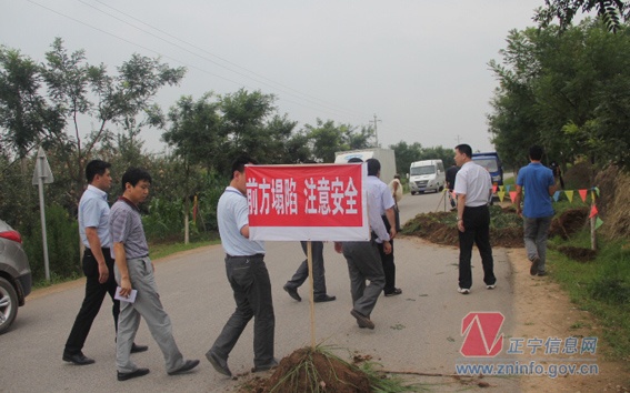 张龙杰赴各乡镇督查防汛工作