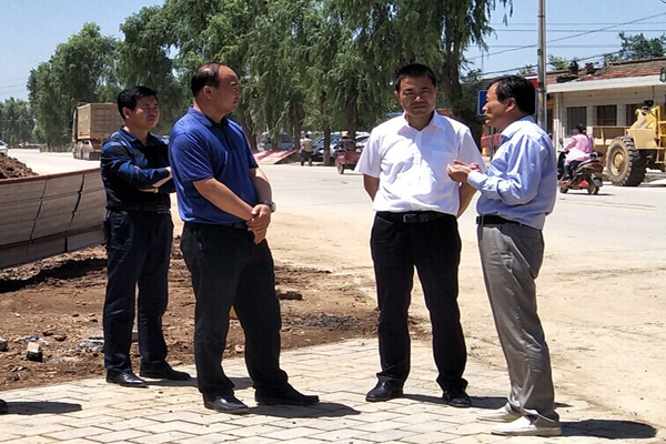 张龙杰督查全县重大项目建设