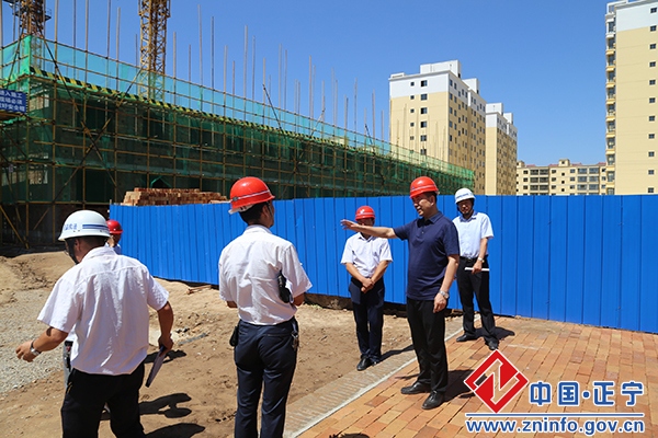 张龙杰督查全县建筑领域安全生产工作