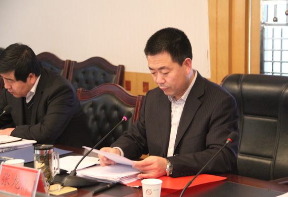 张龙杰主持召开县政府十六届十次常务会议